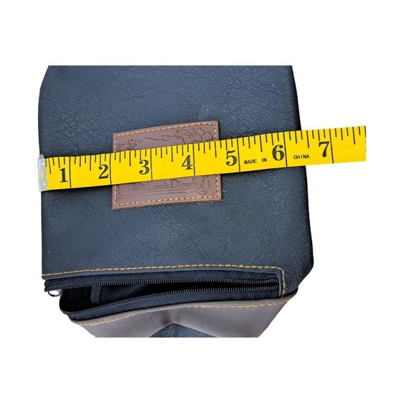 Wine Carrier Louis Dionne 750ml Soft Faux Leather Caddy Bag Zip Bottom - Picture 6 of 7